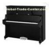 Modern Single Leg Black Polished Wooden Acoustic Vertical / Upright Piano AG-131H1