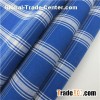 100% Cotton Plaid Shirt Fabric Blue And White Popular