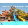 Aqua park equipment fiber glass water slide adults slide super bowl slide