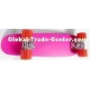 Single Kick Flat Canadian Maple Skateboard with 3.25" Aluminum and PU Cushion