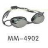 Mirror Hagrid Black Swimming Pool Goggles Racing Swim Goggles Custom Made