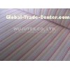 Plain weave Cotton Nylon Fabric / spandex stripe fabric with blue / yellowred / white