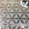 Fashion wholesale custom tassel cotton embroidery wedding lace