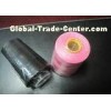 Garments Sewing 100% Spun Polyester Sewing Thread 40s / 2 Pink / Black Dyeing