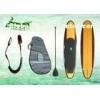 Black Rail Epoxy Resin Wooden SUP Board for ocean / lake surfing