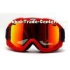Red CP Lens Adult Anti Fog Snow Goggles with Helmet Compatibility and Custom Logo