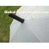 White UV Protect Pongee Silver Custom Golf Umbrellas with EVA Handle 23 Inch