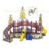 Schools Backyard Outside Metal Plastic Playgrounds Slide Train Equipments