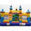 8m x 8m Custom Angry Birds Combi Bouncy Castle / Fun Run Obstacle Course