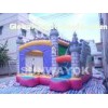 Safety Commercial Inflatable Slide With Combos Bouncer For Blow Up Games