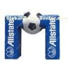 Large 0.6mm PVC Water Proof Inflatable Gates Arch With Full Printing