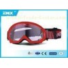 Silicone Strap Logo Black Frame Polarized Motorcycle Goggles for womens