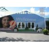 Blue Outdoor Event Tents With Double - Wing Glass Door , Wedding Canopies