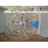 1.0mm TPU material Transparent Inflatable grass zorbing ball with soft cushion