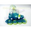 Multi Color Combination Inline Roller Skates , Adjustable Outdoor Roller Skate Shoes for Kids