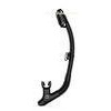 Black Dry Snorkel Diving Mask Snorkel for Water Sports , SGS Approval