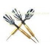 59# Brass Steel Tip Dart Barrels With Aluminium Shafts / Pet Flights 25.0g