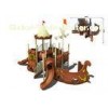 Childrens Anti-UV Pirate ship Playground Equipment for Garden
