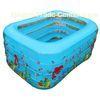 Pvc 4-Layer Rectangle Inflatable Swimming Pools For Children Playing, Bathing