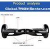 10kmh Speed E Balance Scooter For Warehouse Or Supermarket White Color 8'' wheel front light
