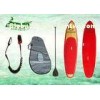 Fiberglass Double Concave bamboo paddle board longboards for girls surfing