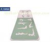 Soft Resilient Yoga Exercise Mat 72 Inch Long , Full Color Printed Yoga Mats