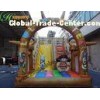 Large Colored Pirate Theme Commercial Inflatable Slide For Playground