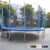 12FT Family Gardon Amuement Round Spring Trampoline With Net Inside (6 Leg - 12 Pole)