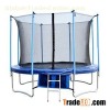 10FT Family Gardon Amusement Round Spring Trampoline With Net Inside