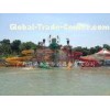 Aqua Park Giant Water Playground Equipment With Water House / Water Slide