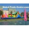 Commercial grade rainbow inflatable obstacle course