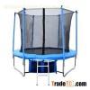 8FT Family Gardon Amusement Round Spring Trampoline With Net Inside