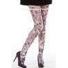 Breathable Floral Print Tights , Custom Printed Tights For Women