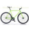 Light Green 58cm / 60cm Alloy Frame Fixed Gear Bikes With Flip Flop Hubs