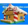 Customized Big Inflatable Christmas Decorations , Inflatable Christmas House