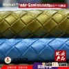 PVC woven pattern leather for bag