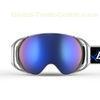 Unisex PC Revo Blue Ski Snowboarding Goggles with Nylon Jacquard Strap