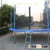 12FT Family Gardon Amuement Round Spring Trampoline With Net Inside (6 Leg - 6 Pole)