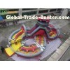 Big 8 Shape Commercial Inflatable Slide For Kids With Fun And Repair Kits