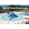 summer fun Octopus fiberglass Wide Body slide for backyard pools