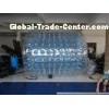 Exciting inflatable water toys walk on roller ball with 1.0mm transparent PVC