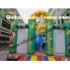 Children Jungle Inflatable Bouncy Castle With slide / Jumping Castle For Rent