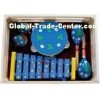Kawai Pattern Wood Toy With Wooden Box Outfit Four Pcs Simple Percussion Toy