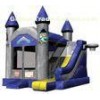 Funny 0.55mm PVC tarpaulin Jungle Inflatable Bounce House With Slide