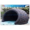 Flame Retardant Black Nylon Inflatable Air Tent Inflatable Helmet Tunnel for Event / Travel