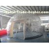 Outdoor Inflatable Transparent Bubble Tent , PVC Hand-made Clear Dome Tent