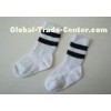 Thin Breathable Cotton Baby Socks With White + Black AND Hand Link for Boys