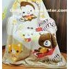 Custom Kids Polar Fleece Blanket 100% Polyester , Cartoon Print Children Blanket