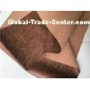 140cm Width Light Brown Textured Leather Fabric With 35 Meters Length Each Roll