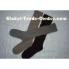 Bilateral Cashmere Knee High Tube Socks 120N For Women With Jacquard Logo